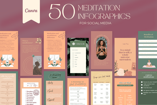 50 Meditation Infographics