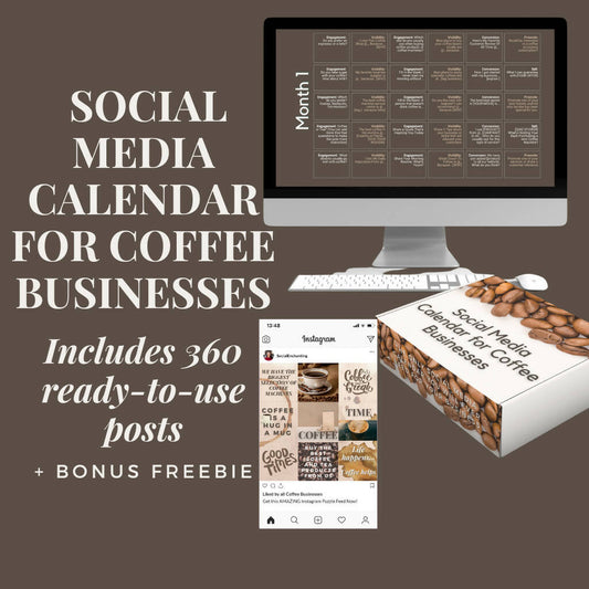 Social Media Calendar for Coffee Businesses