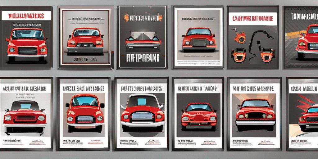 "Wheeling Designs: Canva Templates for Auto Repair and Maintenance Businesses"