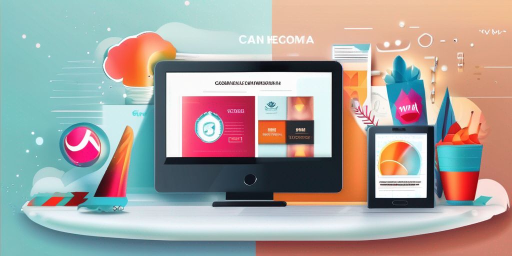 "Commercial Website Design: Canva UI Kits for Web Development"