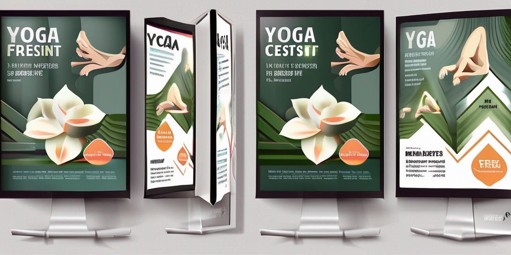 "Fitness Fusion: Canva Templates for Yoga and CrossFit Studios"