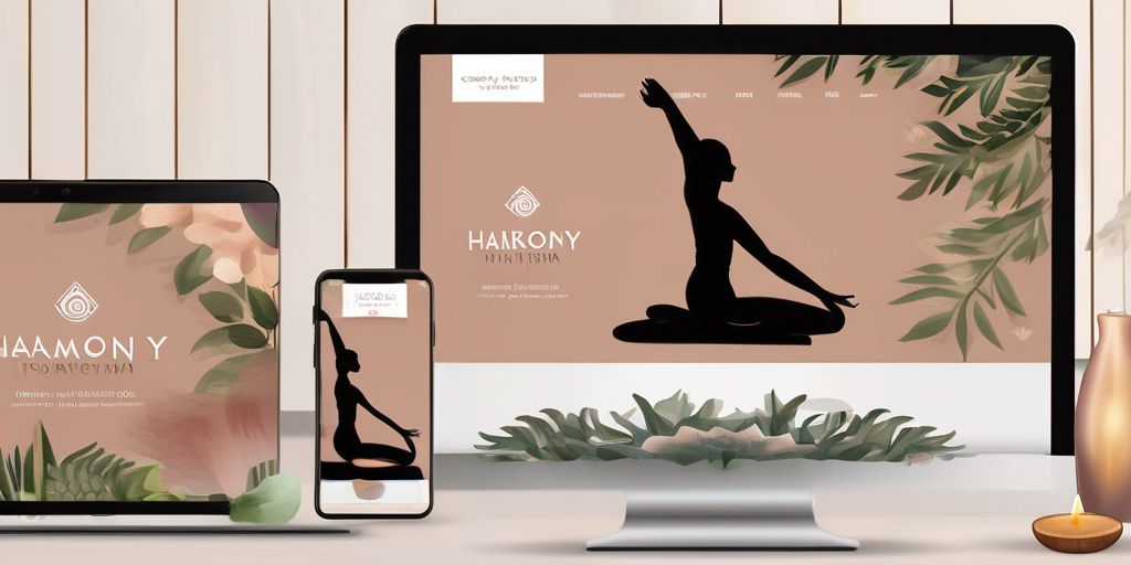 "Harmony in Health: Canva Templates for Yoga and Fitness Businesses"