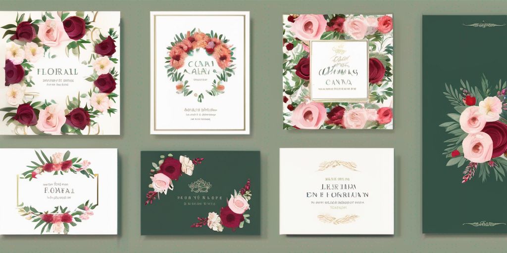 "Floral Flourish: Canva Templates for Florists and Floral Designers"