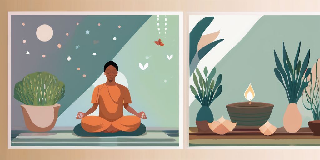 "Mindful Moments: Canva Designs for Meditation Guides' Social Media Presence"