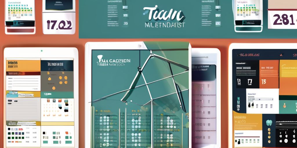 Tech Titan Tales: Canva Social Media Calendar Templates for IT Innovators"
