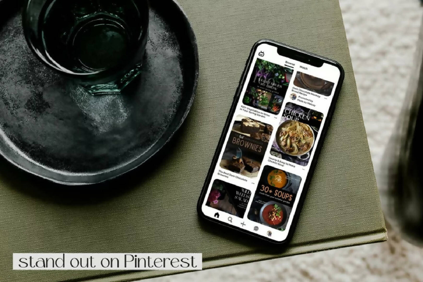 Canva Pinterest Templates - Dark & Moody