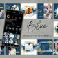 Blue Canva Instagram Templates for Product Sellers