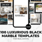 100 Luxurious Black Marble Templates for Real Estate