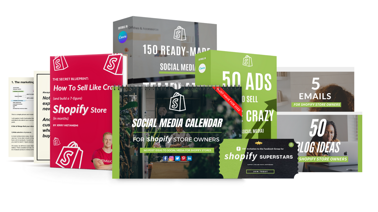 The Shopify Success Kit™ - ONLY $9.82 TODAY!