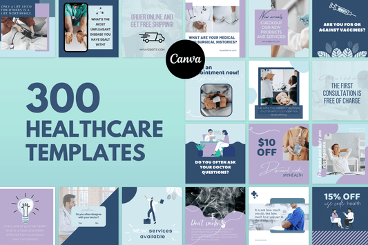 300 Healthcare Templates for Social Media