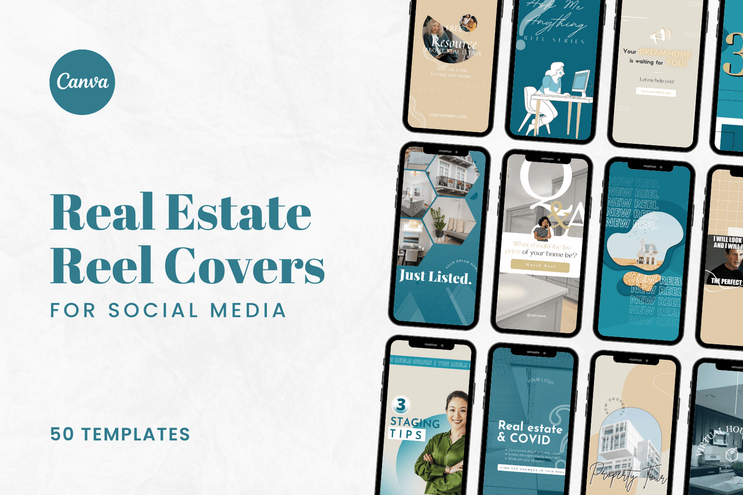 50 Real Estate Instagram Reel Cover Templates for Social Media - Social  Media Calendar