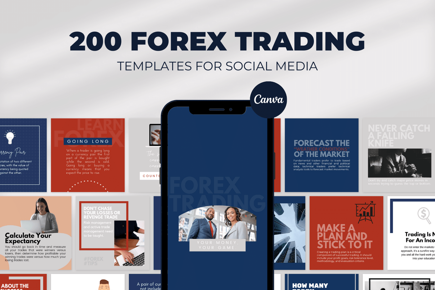 200 Forex Trading Templates for Social Media