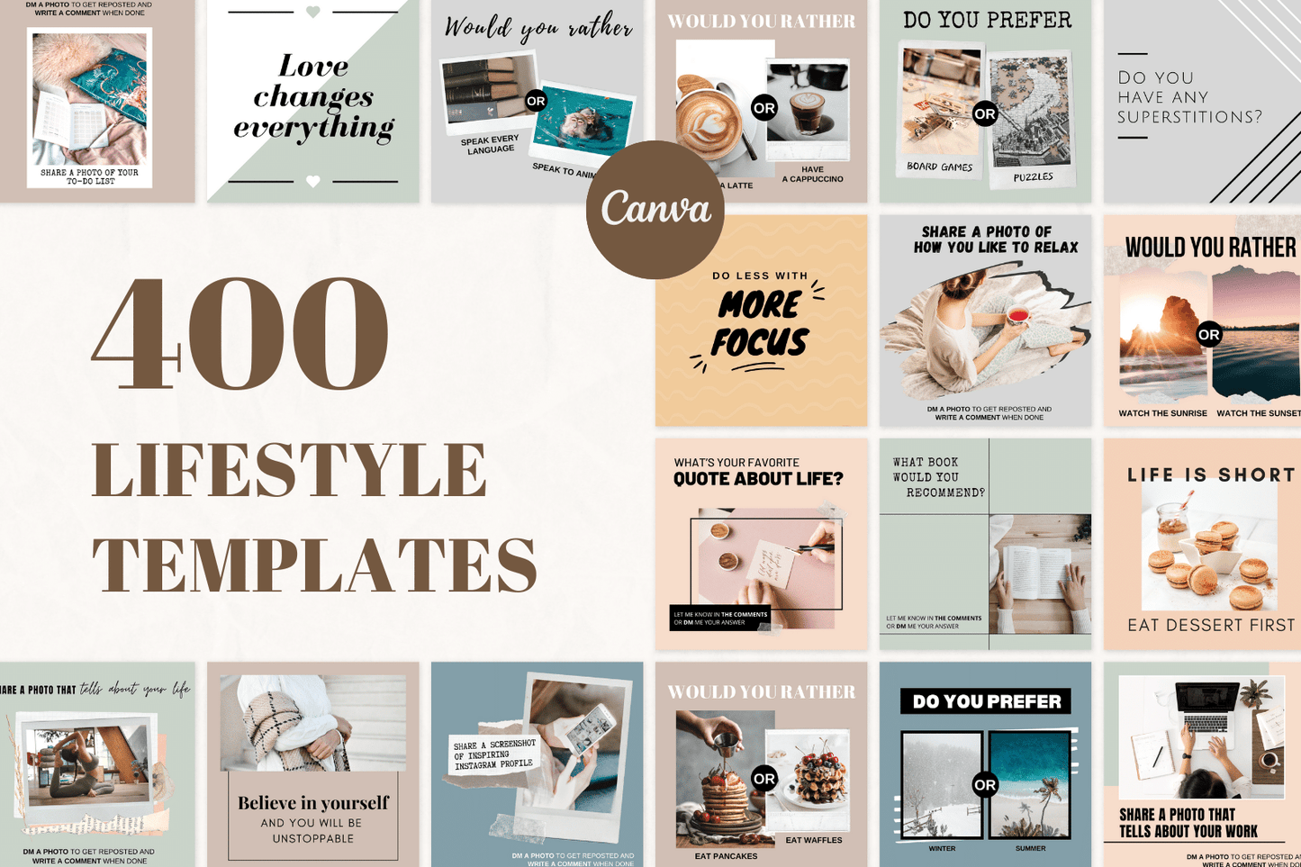 400 Lifestyle Templates