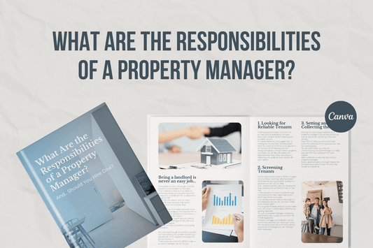 What are the responsibilities of a property manager?