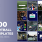 200 Football Templates for Social Media