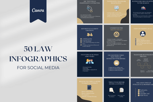 50 Law Infographics for Social Media