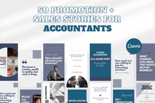 50 Promotion + Sales Stories for Accountants