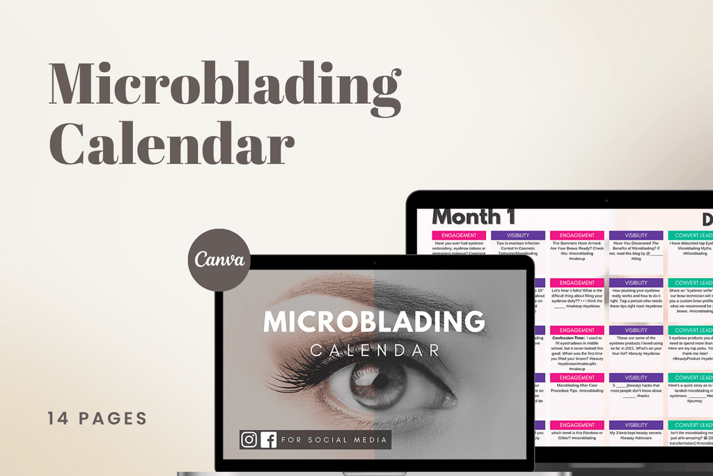 360 Post-Ideas for Microblading