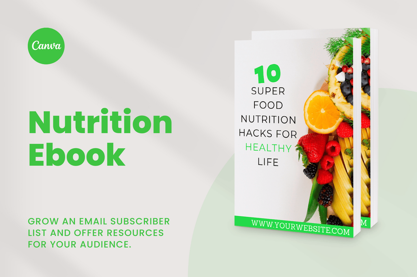 Nutrition Ebook Templates