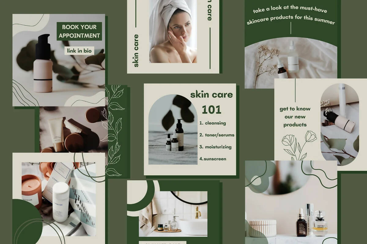 Instagram Canva Template Forest