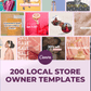 200 Local Store Owner Templates for Social Media