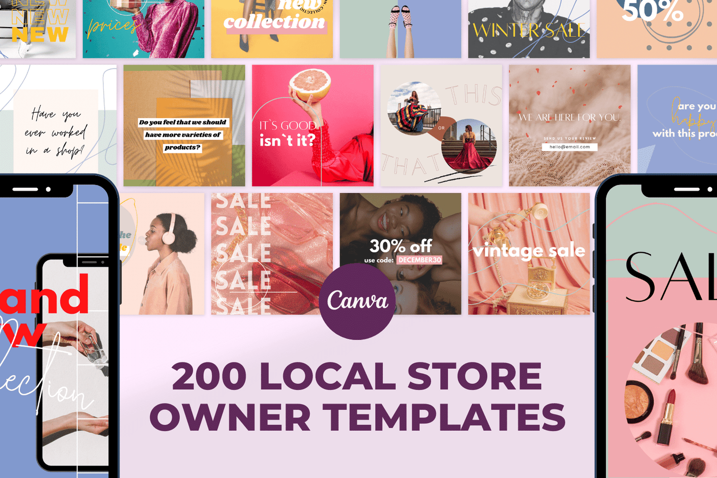 200 Local Store Owner Templates for Social Media