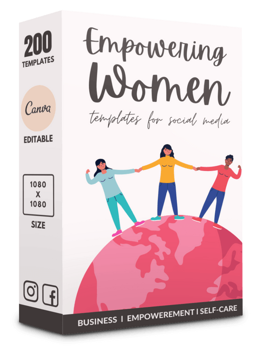 200 Empowering Women Templates for Social Media - 90% OFF TODAY