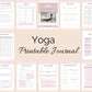 Yoga Planner Journal