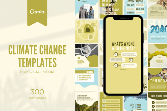 300 Climate Change Templates for Social Media
