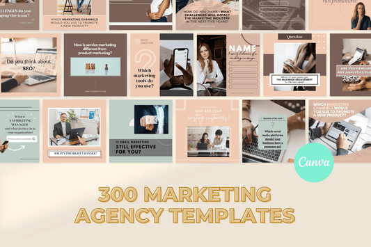 300 Marketing Agency Templates for Social Media