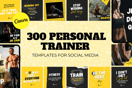 300 Personal Trainer Templates for Social Media