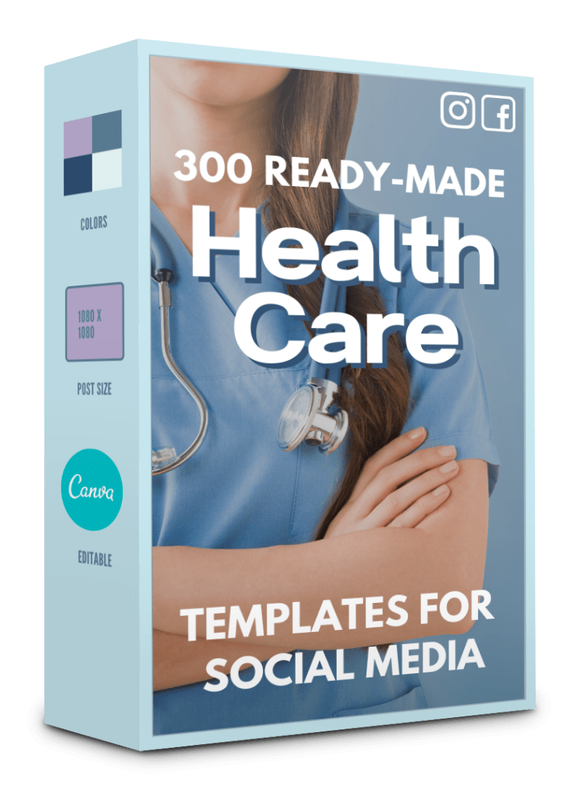 300 Healthcare Templates for Social Media - 90% OFF TODAY