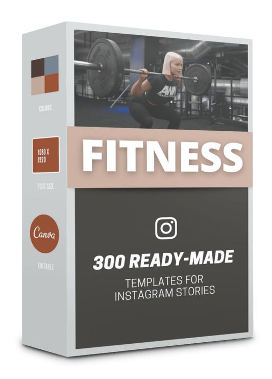 300 Fitness Story Templates For Social Media