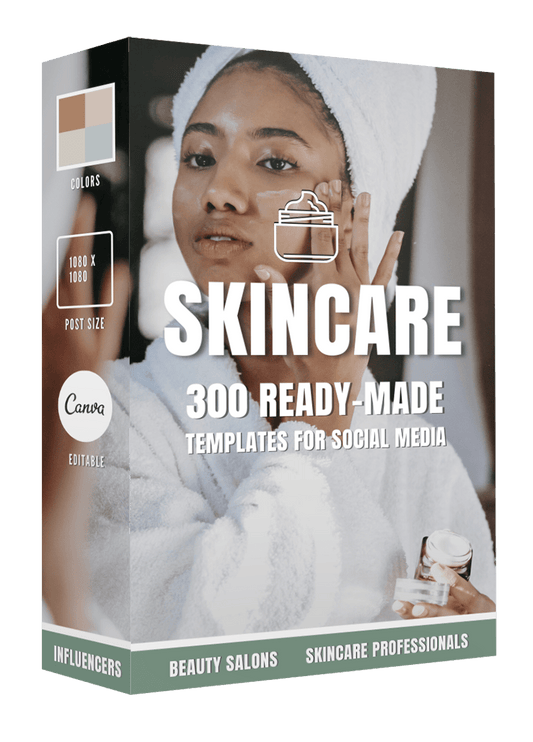 300 Skincare Templates for Social Media