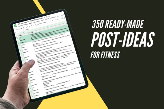 350 Post-Ideas for Fitness Professionals