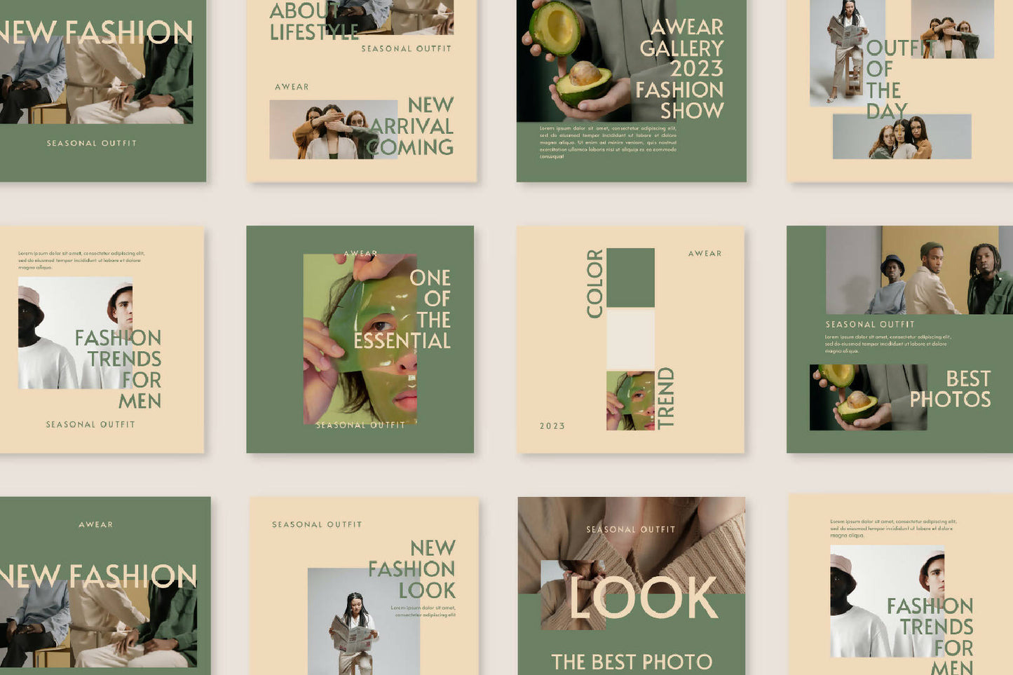 Fashion Template for Instagram - Editable with Canva