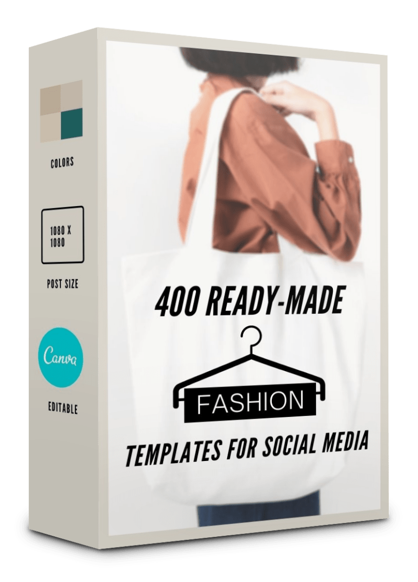 400 Fashion Templates for Social Media - 95% OFF!