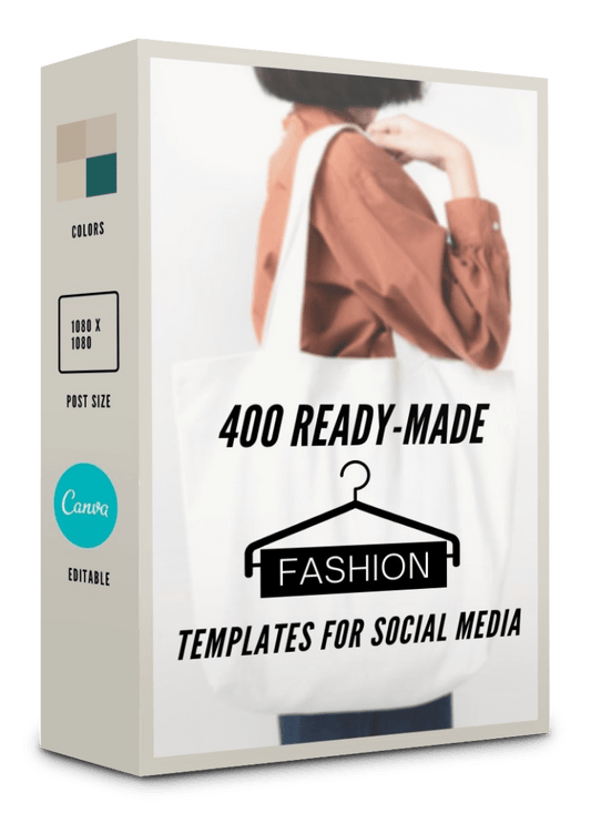 400 Fashion Templates for Social Media - 95% OFF!