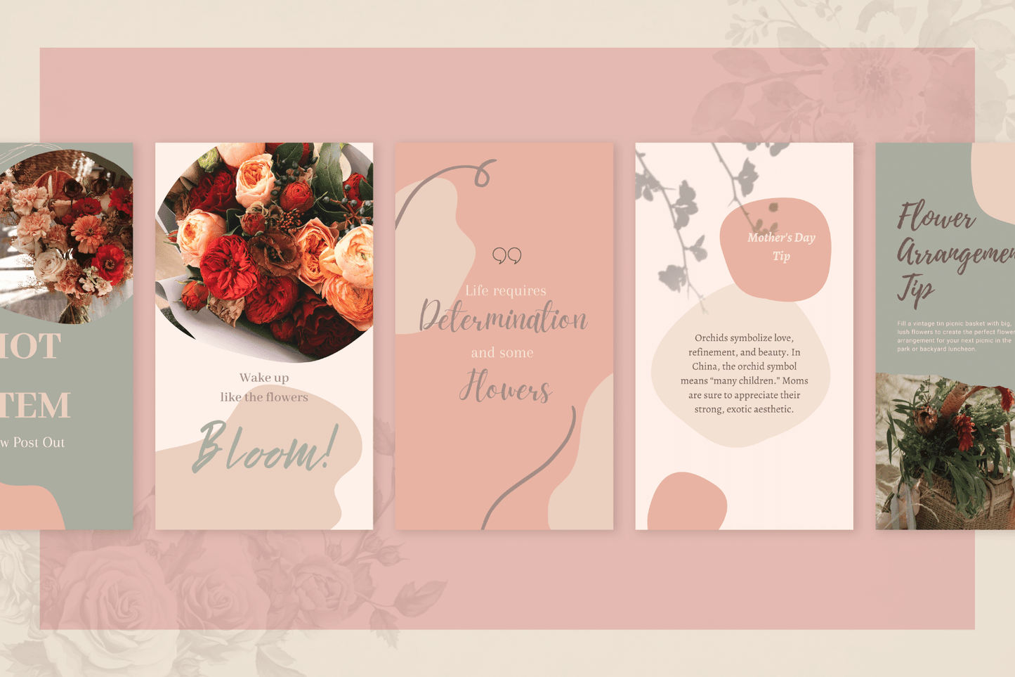 50 Promotional Stories for Floral Bundle