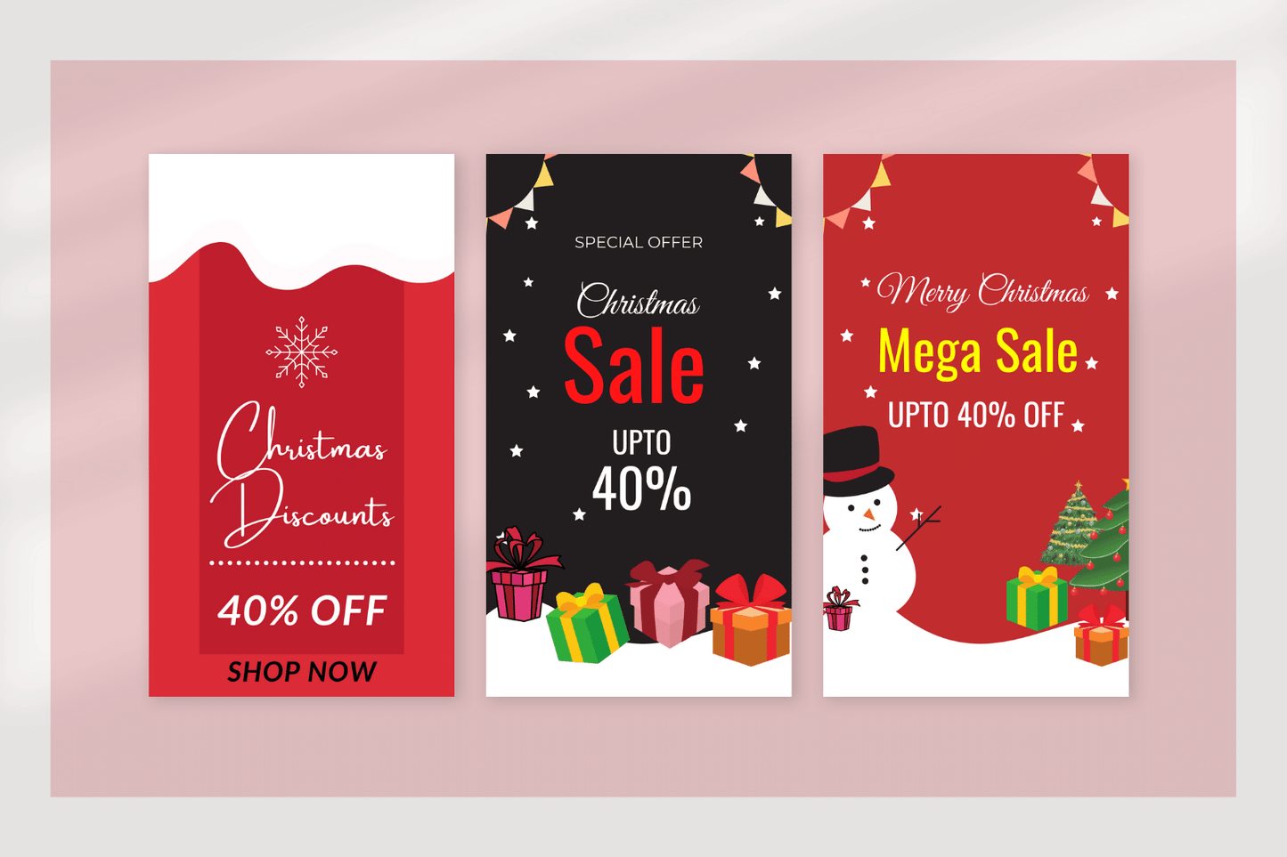 50 Christmas Sales Templates For Stories