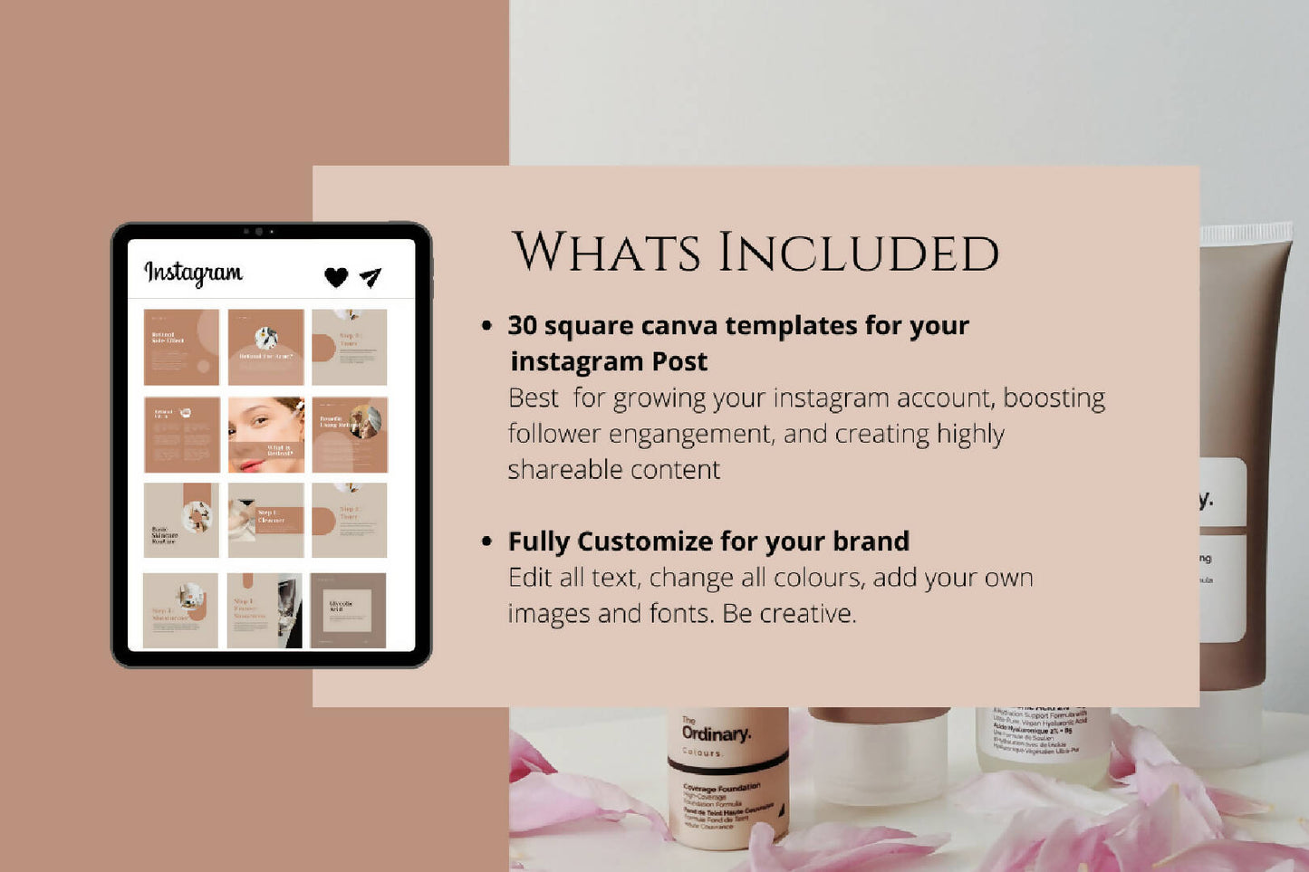 30 Skincare Carousel Templates for Social Media