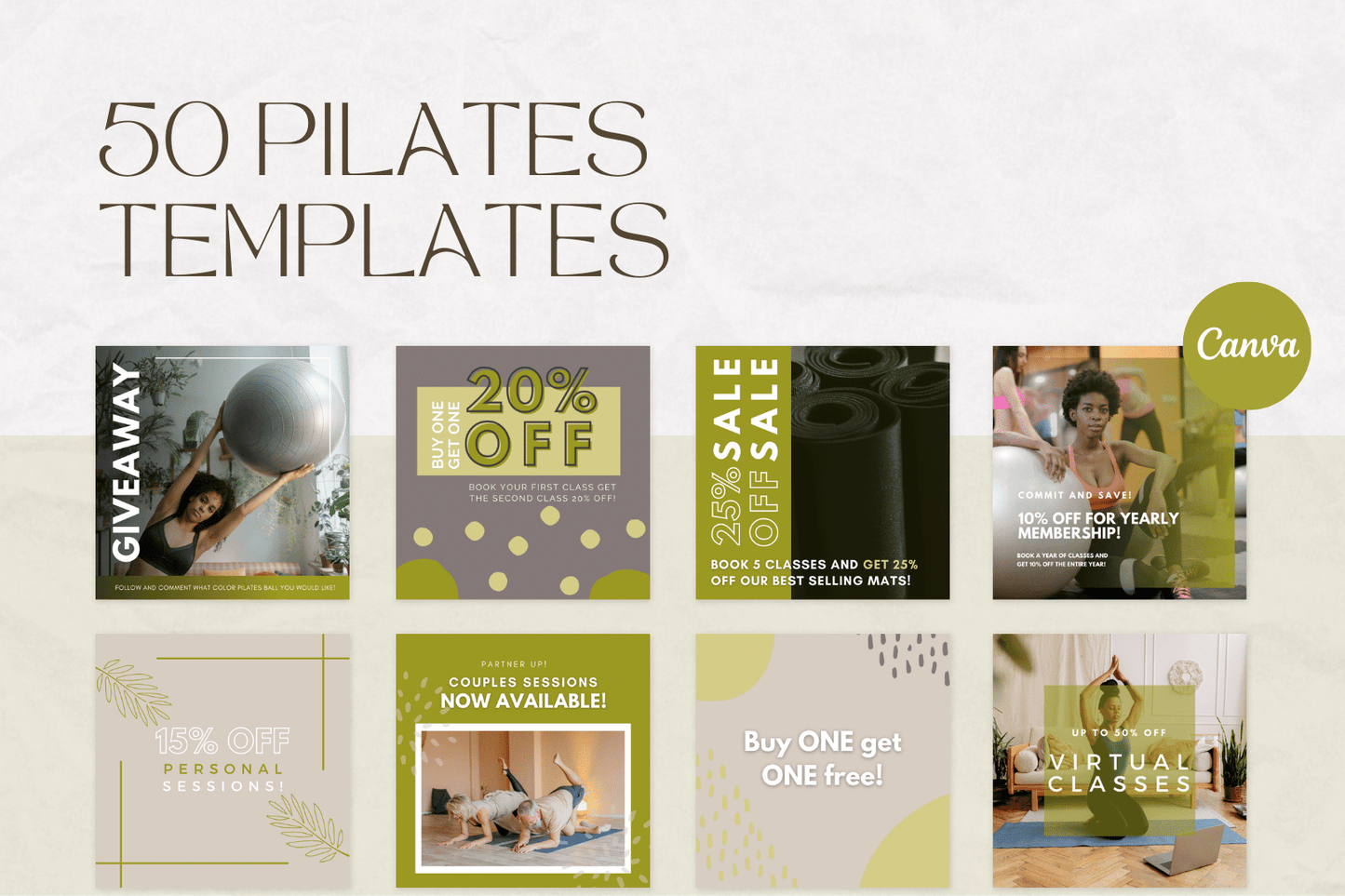 50 Promotional Posts for Pilates