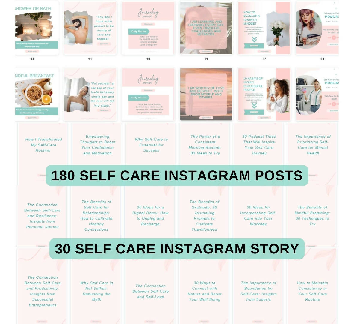 200+ Self Care Daily Routines