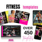 450+ Fitness Tamplate Super Boundle