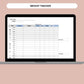 Weight Training Spreadsheet for Excel & Google Sheets,