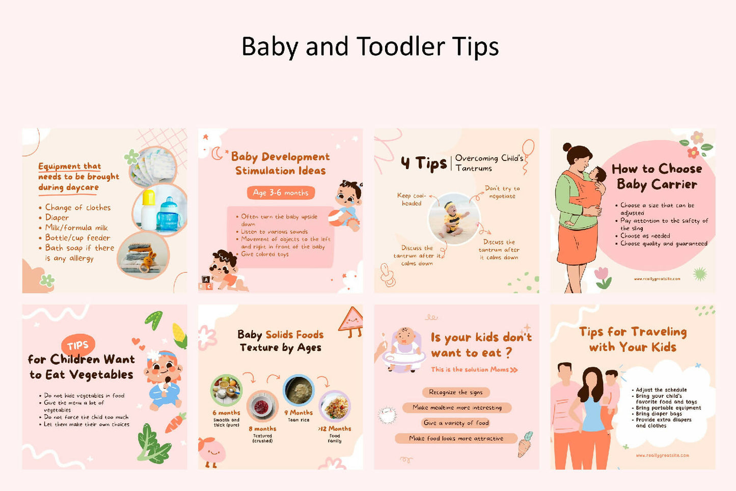 365 Days BUNDLE - Baby & Kids Theme - Instagram Post & Story