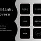 40+ Black Instagram Highlight Covers
