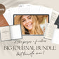 Journal Bundle For Coaches, White Label Rights Worksheets, Canva Journal Templates, Done For You Freebies, Canva Lead Magnets, Membership