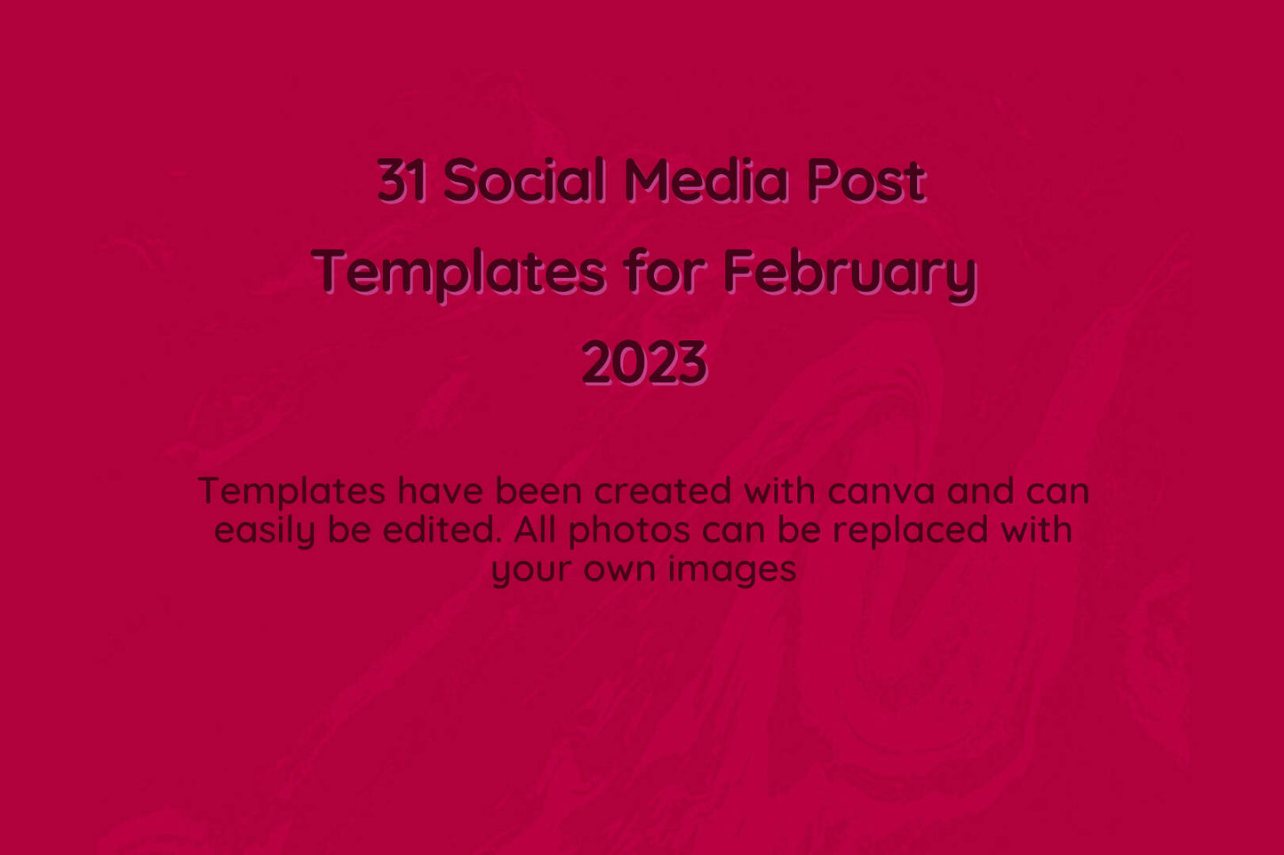 30 Social Media Posts for February