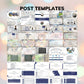 FULLY EDITABLE Facebook Real Estate Themed Canva Templates